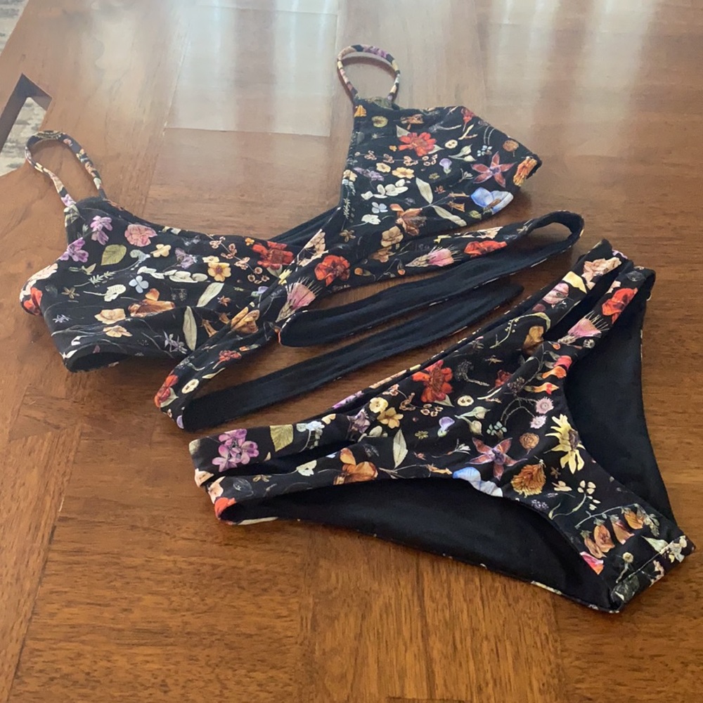 L*Space Reversible Floral Bikini Set